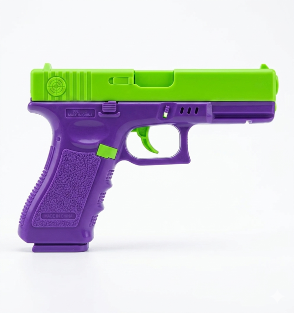 3D Fidget Blaster Toy – Stress Relief Mechanical Toy with Trigger Action & Slide Mechanism