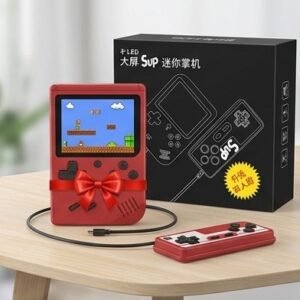 SUP 400-in-1 Retro Handheld Game Console with 3.0" LED Screen and Gamepad for 2-Player Mode
