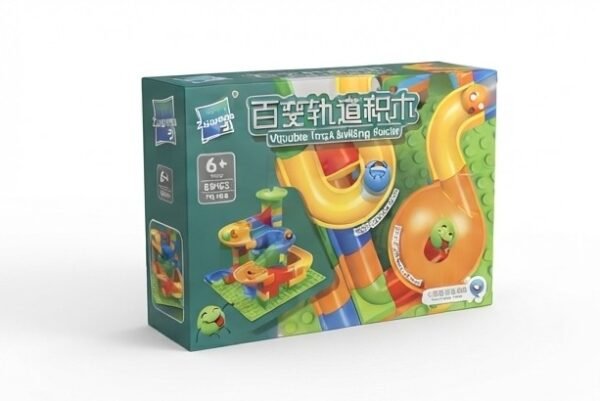 Variable Track Building Blocks Marble Run STEM Toy