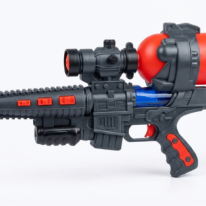 Heavy Duty Assault Rifle Toy Water Gun with Scope & Large Capacity Tank