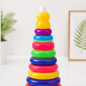 Rainbow Ring Stacking Toy for Kids β Educational Stacking Tower